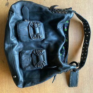 betsey johnson leather purse